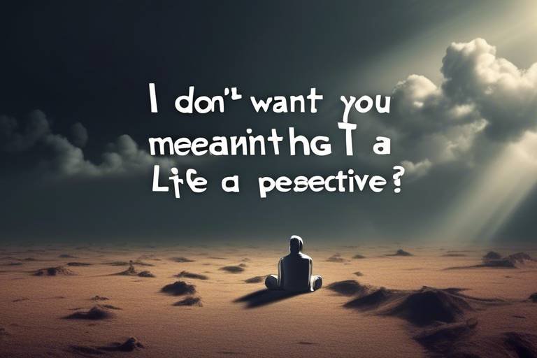 What is the Meaning of Life - A Philosophical Perspective